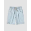LCW Kids İndigo Beli Lastikli Erkek Çocuk Jean Şort