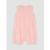 LCW baby Pembe Çiçekli Kız Bebek Tulum