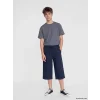 LCW Kids Lacivert Beli Lastikli Basic Erkek Çocuk Şort
