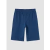 LCW Kids Mavi Bisiklet Yaka Erkek Çocuk Şortlu Pijama Takımı