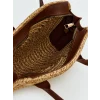 LCW ACCESSORIES Bej Kadın Hasır Omuz Çantası