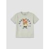 LCW Kids Gri Erkek Çocuk Şortlu Pijama Takımı