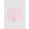 LCW Kids Pembe Beli Lastikli Kız Çocuk Soft Touch Şort