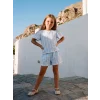 LCW baby Mavi Desenli Kız Çocuk Takım