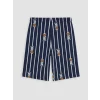 LCW Kids Ekru Erkek Çocuk Şortlu Pijama Takımı