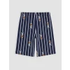 LCW Kids Ekru Erkek Çocuk Şortlu Pijama Takımı