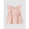 LCW baby Pembe Çiçekli Kız Bebek Şortlu Takım