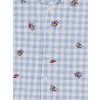 LCW Kids Mavi Gömlek Yaka Erkek Çocuk Şortlu Pijama Takımı