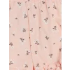 LCW baby Pembe Çiçekli Kız Bebek Şortlu Takım