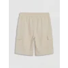 LCW Kids Ekru Erkek Çocuk Gabardin Kargo Şort