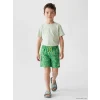 LCW Kids Yeşil Hızlı Kuruyan Baskılı Erkek Çocuk Deniz Şortu