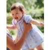 LCW baby Ekru Bebe Yaka Kız Bebek Elbise