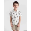 LCW Kids Bej Erkek Çocuk Kısa Kollu Gömlek