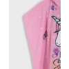 LCW HOME Pembe Baskılı Kız Çocuk Panço Plaj Havlusu