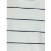 LCW baby Ekru Çizgili Erkek Bebek Şort Takım