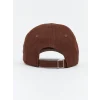LCW ACCESSORIES Kahverengi Paris Nakışlı Kadın Kep Şapka