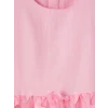 LCW Kids Pembe Kelebek Detaylı Kız Çocuk Tütü Elbise