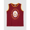 LCW Kids Kırmızı Galatasaray Baskılı Erkek Çocuk Şortlu Pijama Takımı