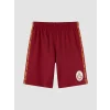 LCW Kids Kırmızı Galatasaray Baskılı Erkek Çocuk Şortlu Pijama Takımı