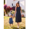 LCW baby Mavi Fırfırlı Kız Bebek Jean Takım