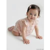 LCW baby Pembe Çiçekli Kız Bebek Şortlu Takım