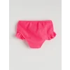 LCW Kids Pembe Kalp Detaylı Fırfırlı Kız Çocuk Bikini