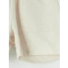 LCW baby Ekru Çizgili Erkek Bebek Müslin Gömlek ve Şort Takım