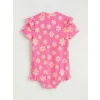 LCW Kids Pembe Çiçekli Kız Çocuk Mayo