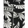 LCWAIKIKI Classic Siyah Beli Lastikli Desenli Kadın Pantolon