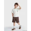 LCW Kids Kahverengi Regular Fit Erkek Çocuk Şort