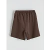 LCW Kids Kahverengi Regular Fit Erkek Çocuk Şort