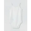 LCW baby Beyaz Kare Yaka Kız Bebek Çıtçıtlı Body 3lü