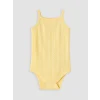 LCW baby Pembe Desenli Askılı Kız Bebek Çıtçıtlı Body 3lü