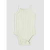 LCW baby Pembe Desenli Askılı Kız Bebek Çıtçıtlı Body 3lü