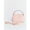 LCW ACCESSORIES Pembe Fular Detaylı Deri Görünümlü Kadın Omuz Çantası