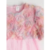LCW Kids Pembe Çiçekli Kız Çocuk Tütü Elbise