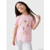 LCW Kids Pembe K-pop Demon Hunters Baskılı Kız Çocuk Tişört