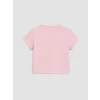 LCW baby Pembe Çiçekli Kız Bebek Şortlu Takım