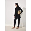 Defacto G7445AXBK27 Siyah Regular Fıt 3lü Burkini Mayo