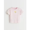 LCW Kids Sarı Nakışlı Kız Çocuk Tişört 2li