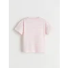 LCW Kids Sarı Nakışlı Kız Çocuk Tişört 2li