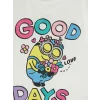 LCW Kids Beyaz Minions Baskılı Kız Çocuk Tişört