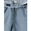 LCW Kids İndigo Regular Fit Çizgili Erkek Çocuk Jean Şortolon