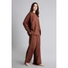 Defacto H8783AXBN317 Kahve Wıde Leg Modal Kahverengi Pantolon