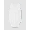 LCW baby Beyaz Bisiklet Yaka Erkek Bebek Çıtçıtlı Body 3lü
