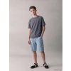 LCW Kids İndigo Beli Lastikli Erkek Çocuk Kargo Jean Şort