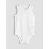 LCW baby Beyaz Bisiklet Yaka Erkek Bebek Çıtçıtlı Body 3lü