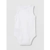 LCW baby Beyaz Bisiklet Yaka Erkek Bebek Çıtçıtlı Body 3lü
