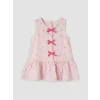 LCW baby Pembe Fiyonklu Kız Bebek Elbise