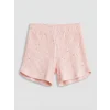LCW baby Pembe Çiçekli Kız Bebek Şortlu Takım